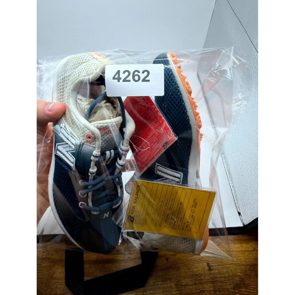 New Balance 1006 Long Distance LD1006Y1 Women 7 Sneaker Navy Spike Running Shoes